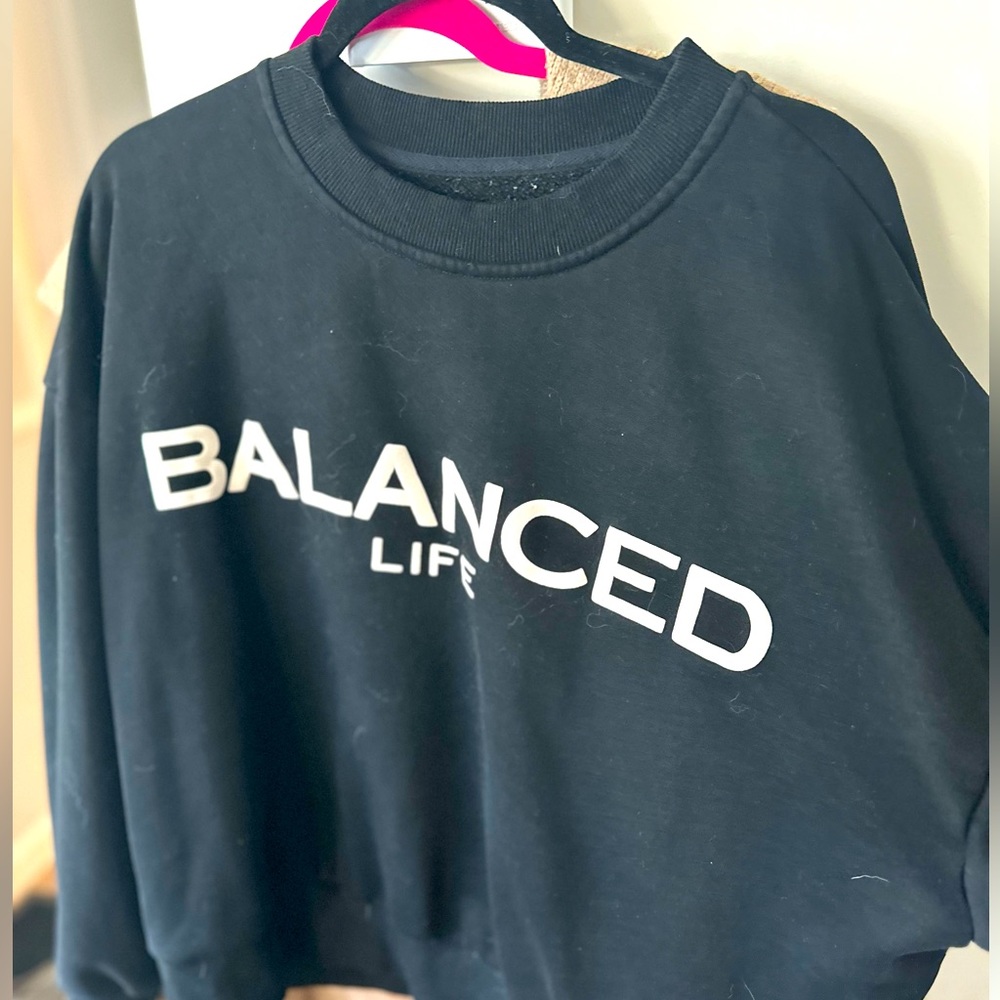 Balanced life sweatshirt from EllandEmm